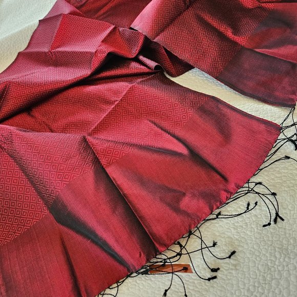 100% handwoven silk wrap Cambodia - Picture 3 of 9